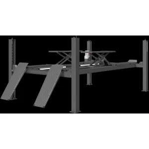 Cầu nâng cắt kéo nâng bụng 3 tấn, di động (3pha, màu xám)